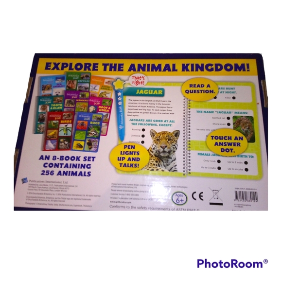 Encyclopedia Britannica Kids 8-Book Interactive Library 1001 questions - Picture 3 of 4